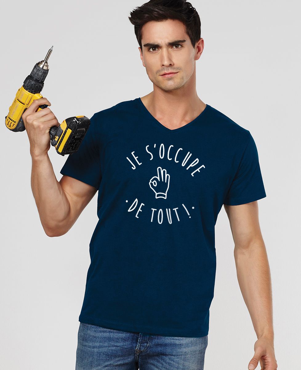 T-shirt homme Je s'occupe de tout