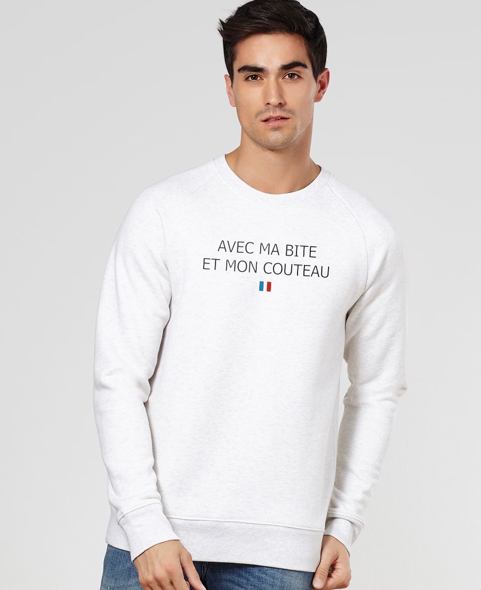 Sweatshirt homme Ma bite et mon couteau
