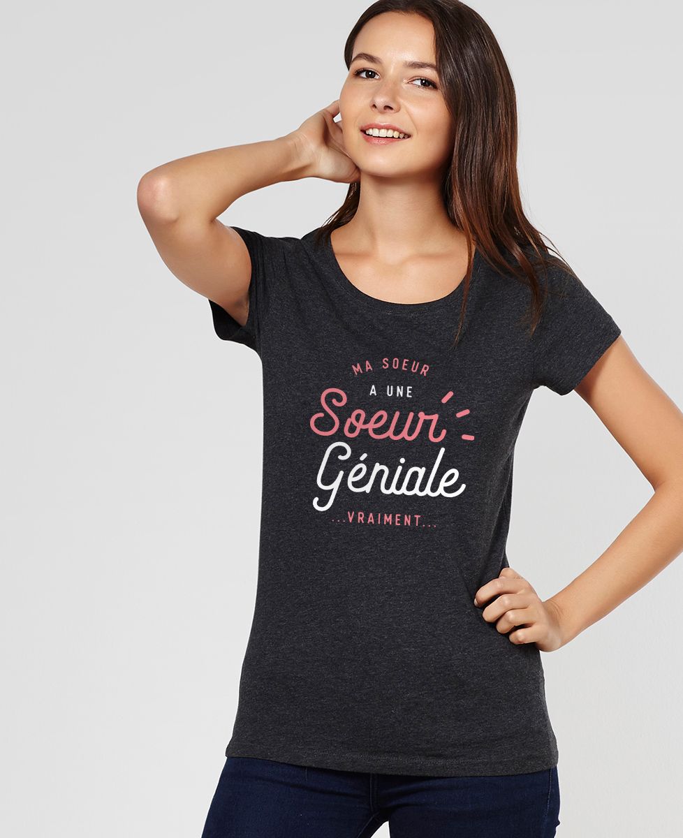T-Shirt femme Ma soeur a une soeur