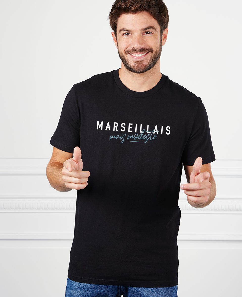 T-shirt homme Marseillais mais modeste