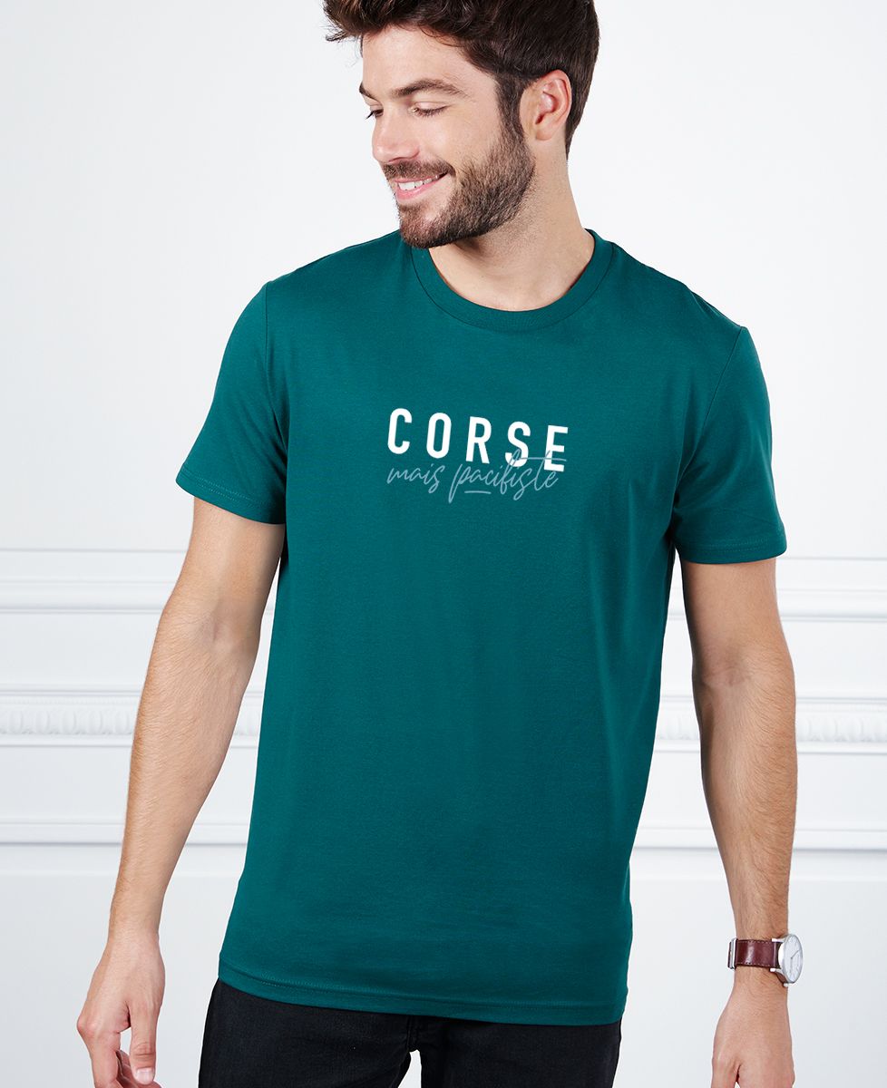 T-shirt homme Corse mais pacifiste