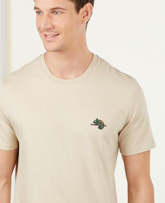 T-Shirt für Männer Kamelon (bestickt) - Tiere