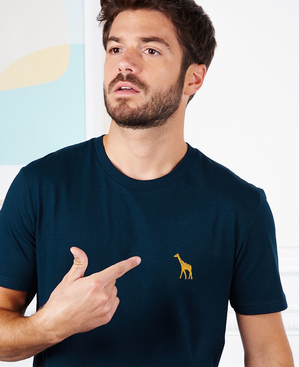 T-shirt homme Girafe II (brodé) - Animaux