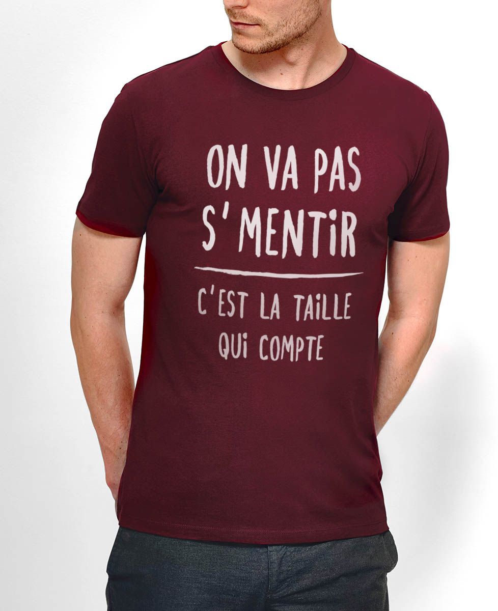 T-Shirt homme On va pas se mentir
