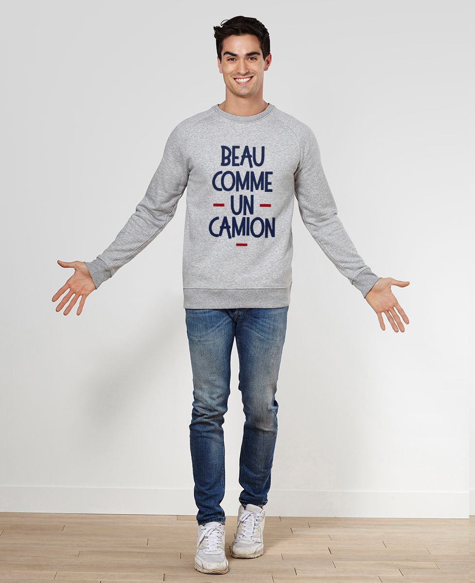 Sweatshirt homme Beau comme un camion