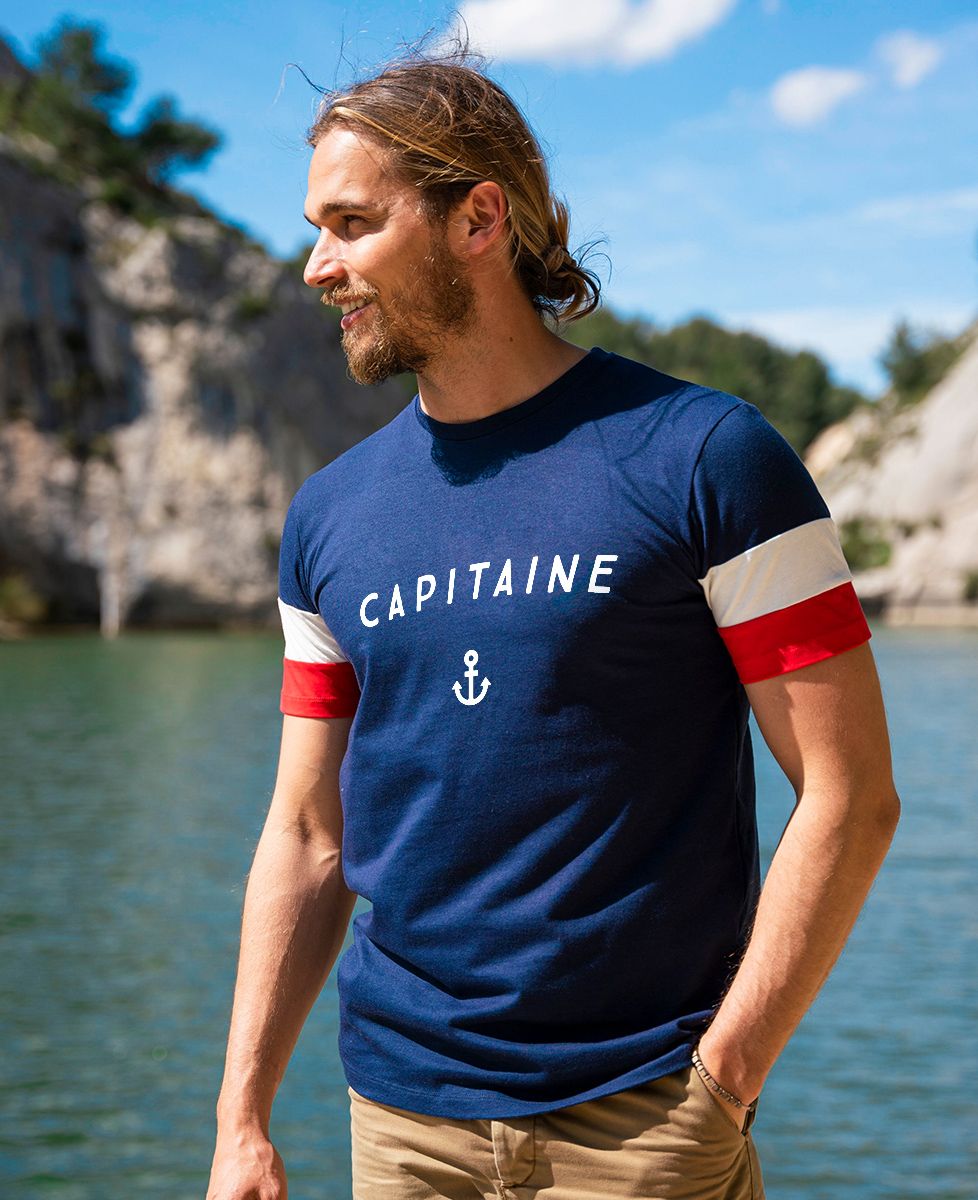 T-shirt homme recyclé Filgood Filgood Capitaine - Sport, Football, Duo assortis