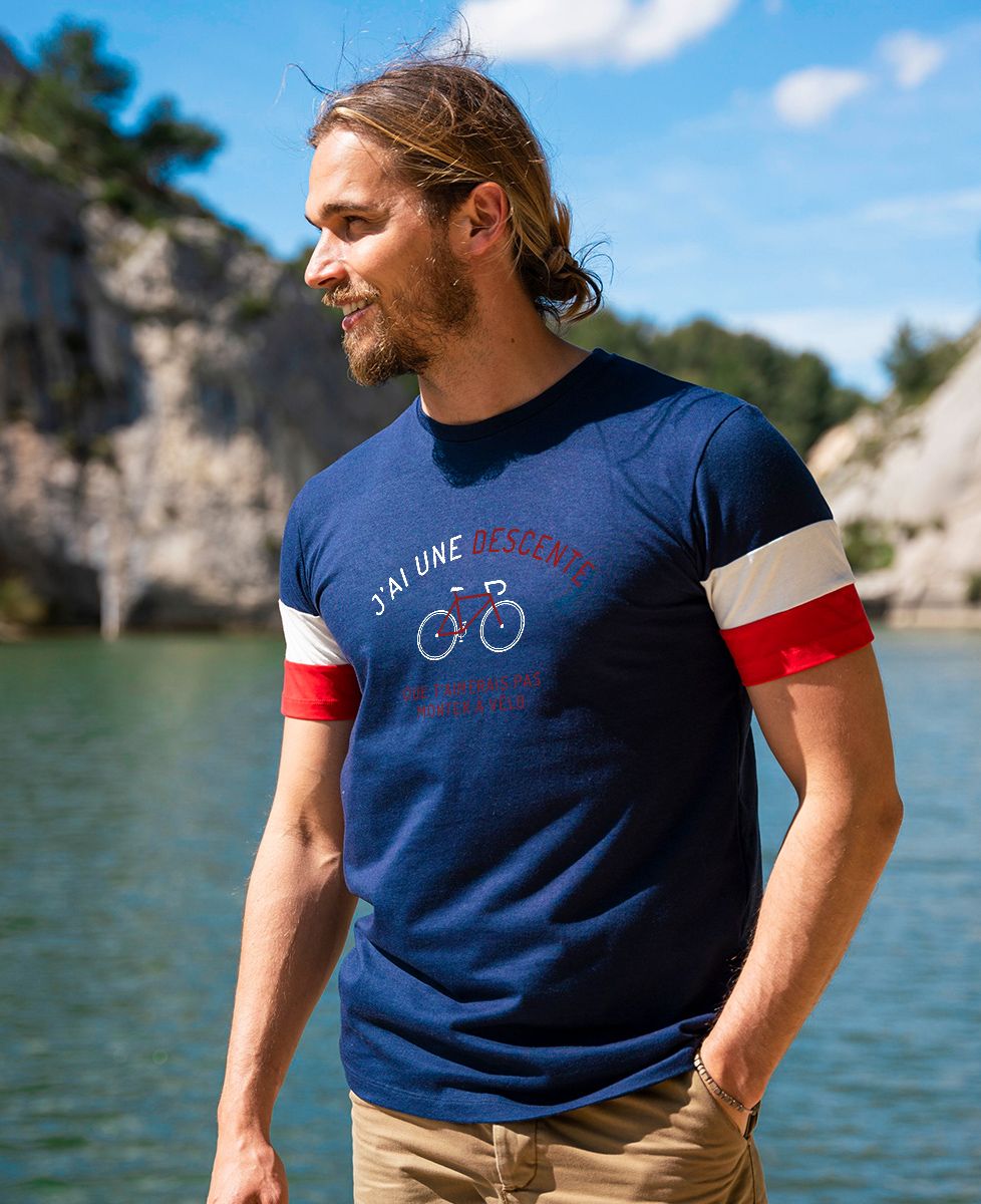 T-shirt homme recyclé Filgood Filgood Descente à vélo - Sport, Vélo