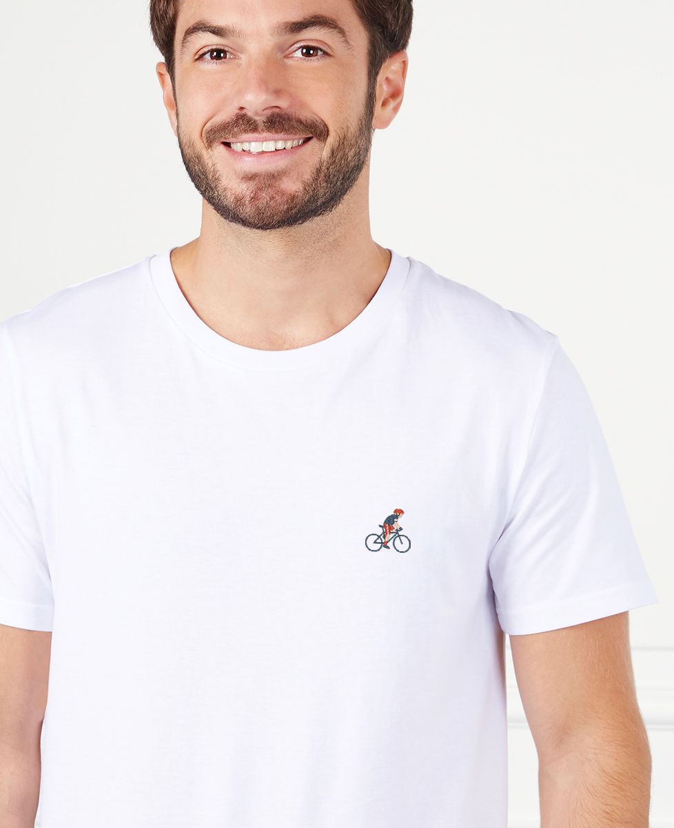 T-Shirt für Männer Radfahrer (bestickt) - Sport, Fahrrad