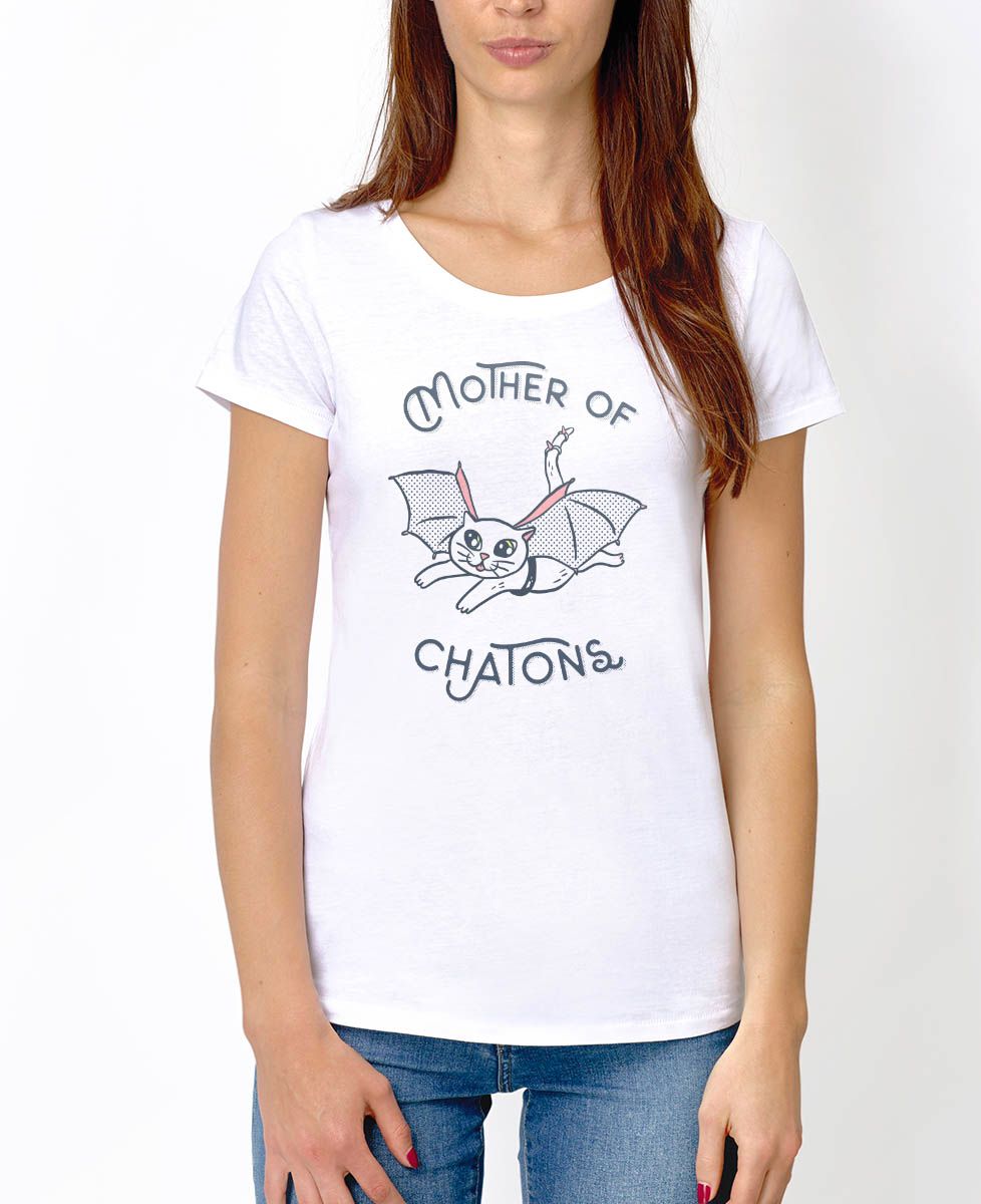 T-shirt femme Mother of chatons