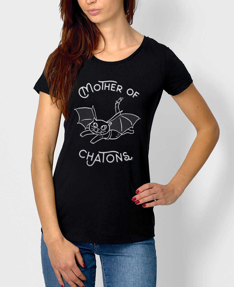 T-Shirt femme Mother of chatons