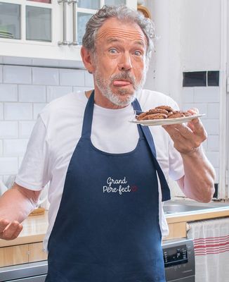 Tablier à poche Grand père-fect (brodé) - Cadeaux Papy