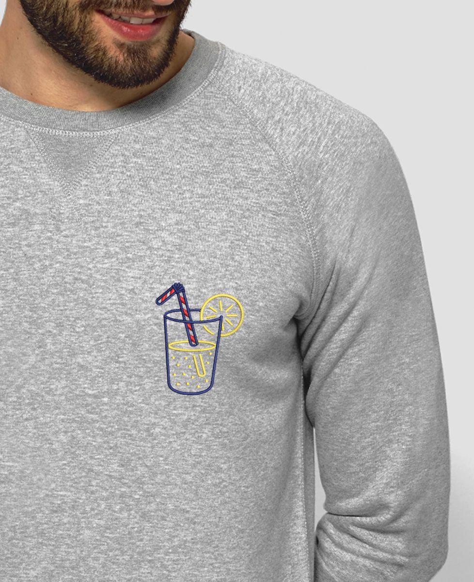 Sweatshirt homme Limonade brodé - Apéro