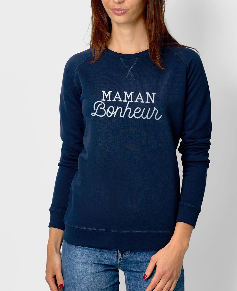 Sweatshirt femme Maman bonheur