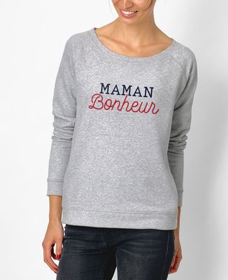 Sweatshirt femme Maman bonheur