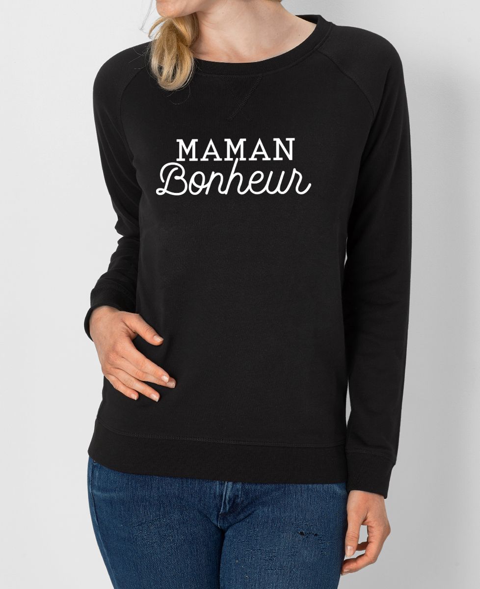 Sweatshirt femme Maman bonheur