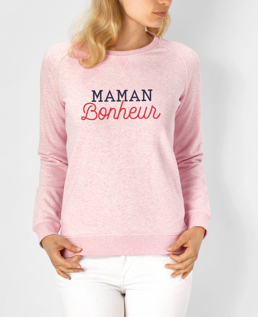 Sweatshirt femme Maman bonheur