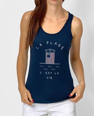 Débardeur femme La plage c'est la vie