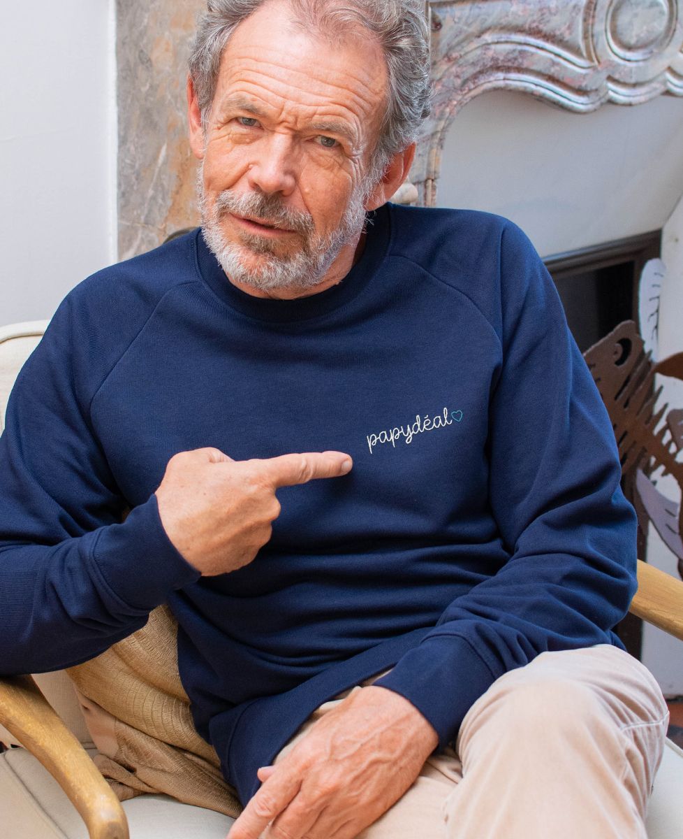 Sweatshirt homme Papydéal (brodé) - Cadeaux Papy