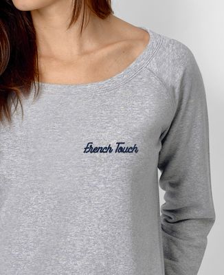 Sweatshirt femme French Touch brodé