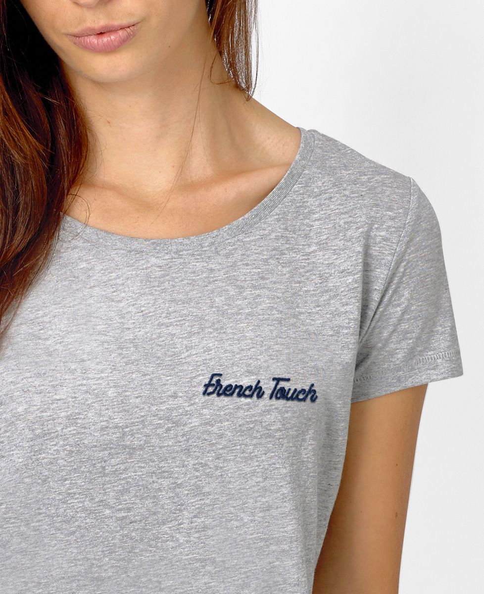 T-Shirt femme French Touch brodé