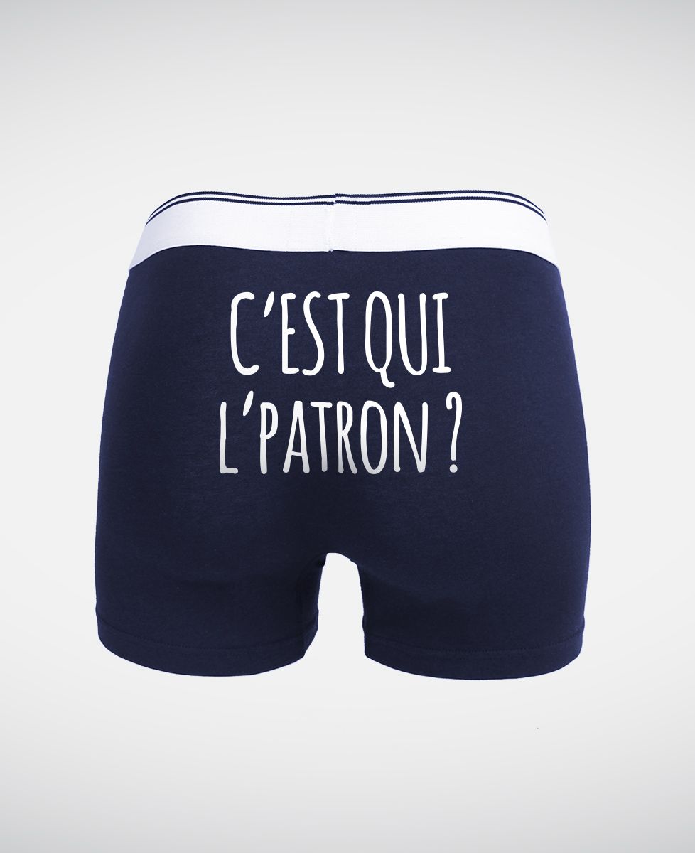 Boxer C'est qui l'patron ? - Apéro, Cadeaux Couple