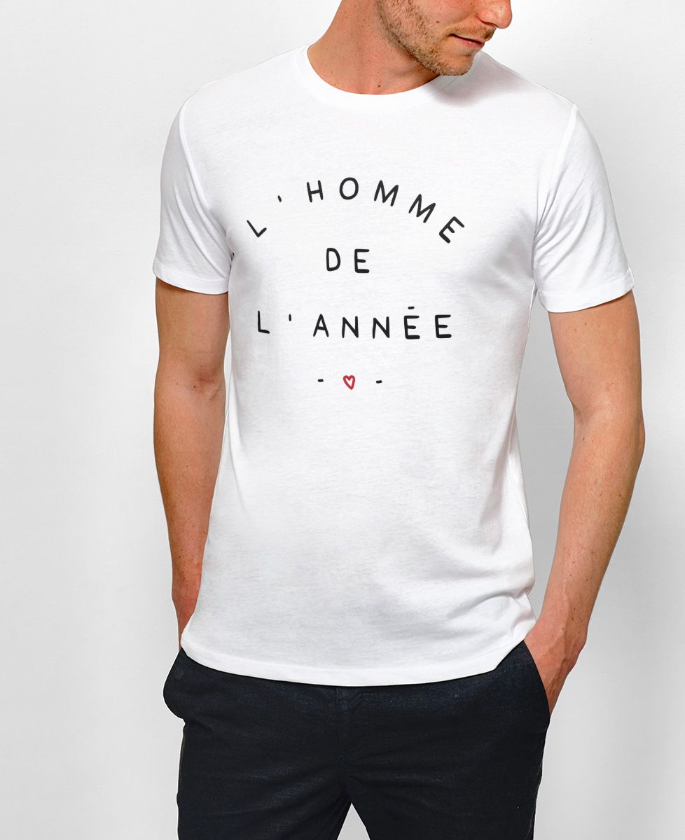 T-shirt homme L'homme de l'année - EVG, Mariage