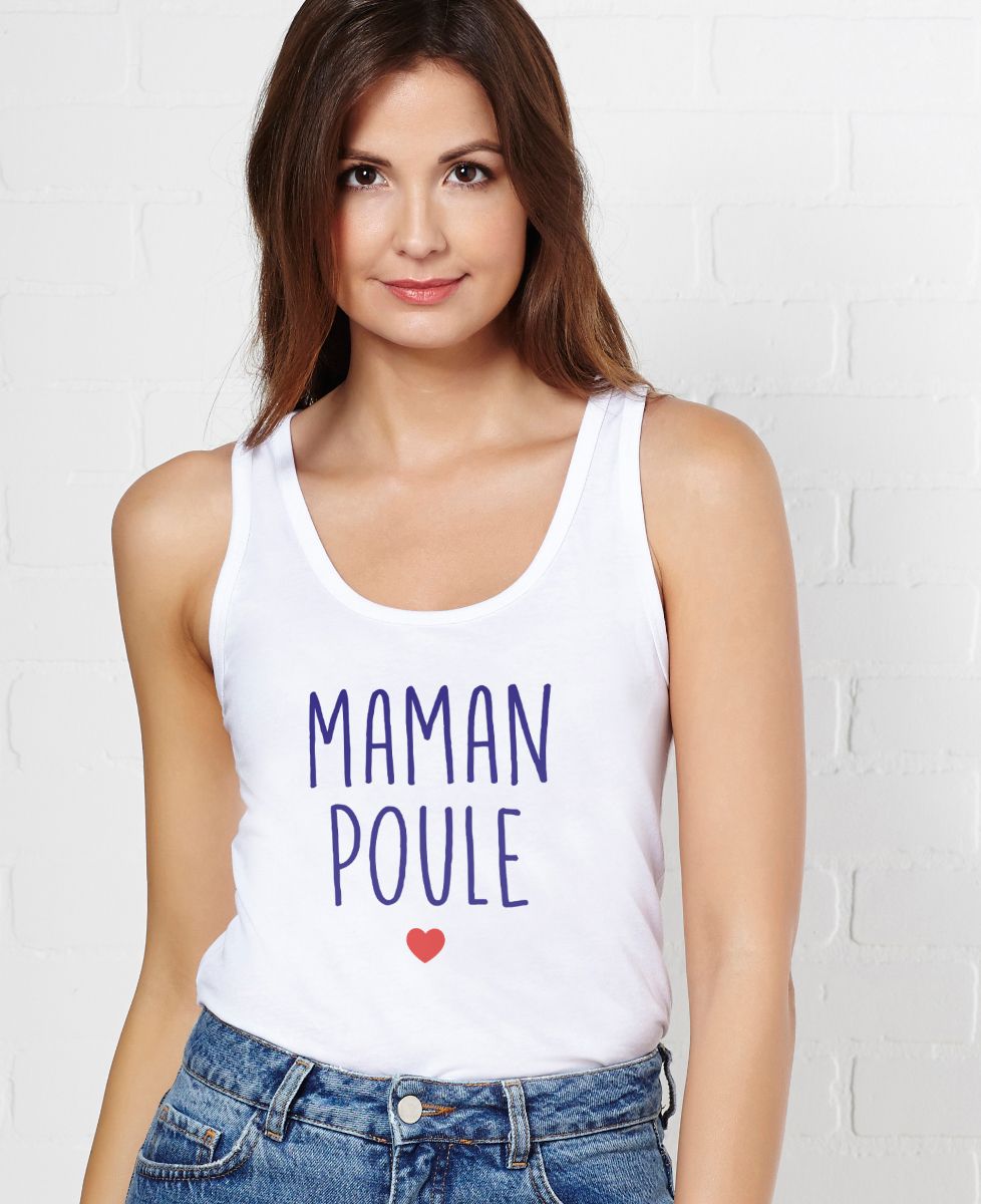 Débardeur femme Maman poule