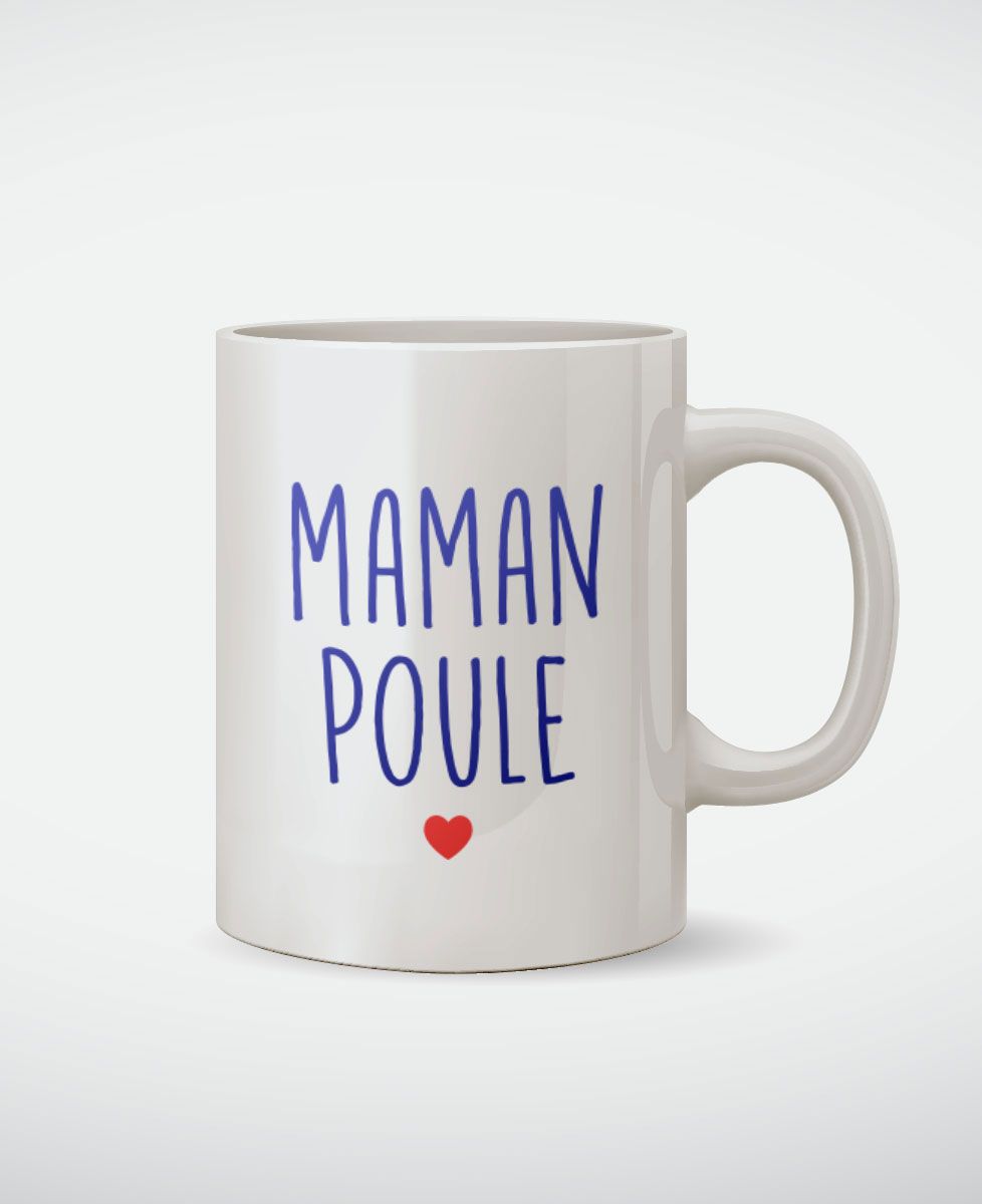 Mug Maman poule - Cadeaux Maman, Duo assortis