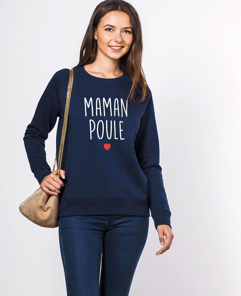 Sweatshirt femme Maman poule
