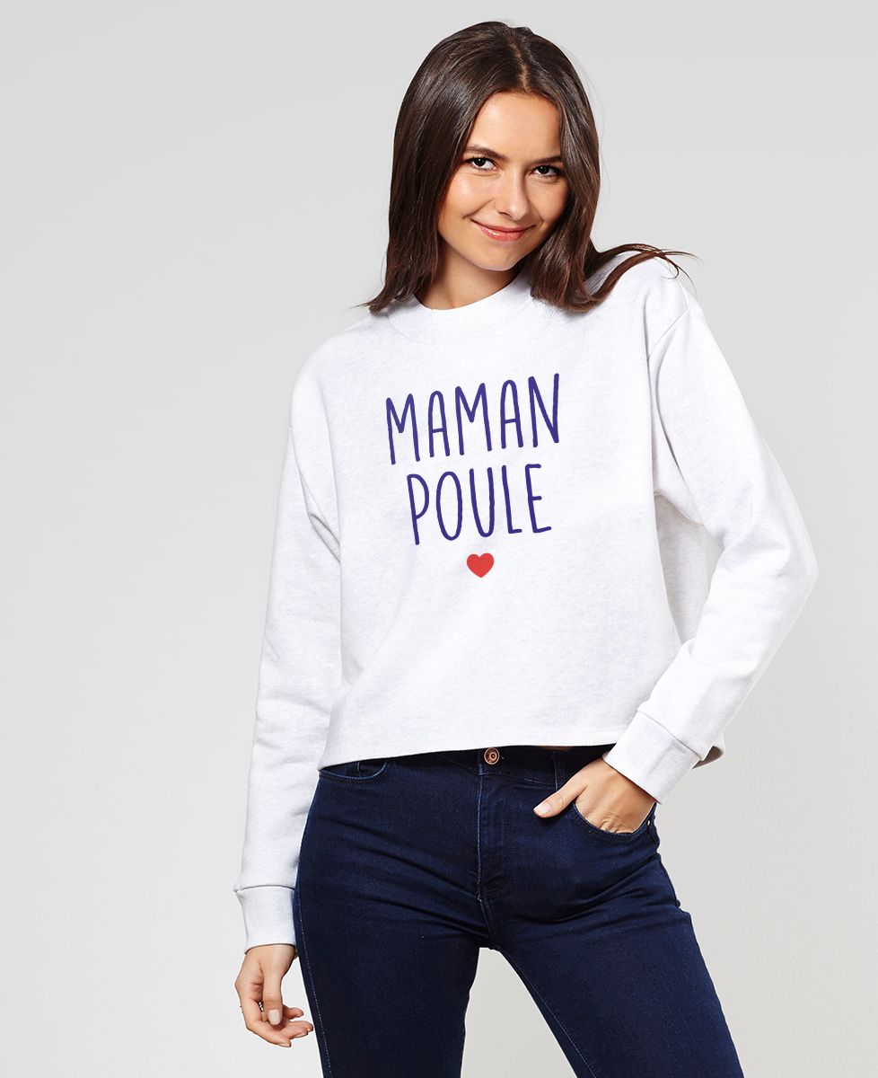 Sweatshirt femme Maman poule