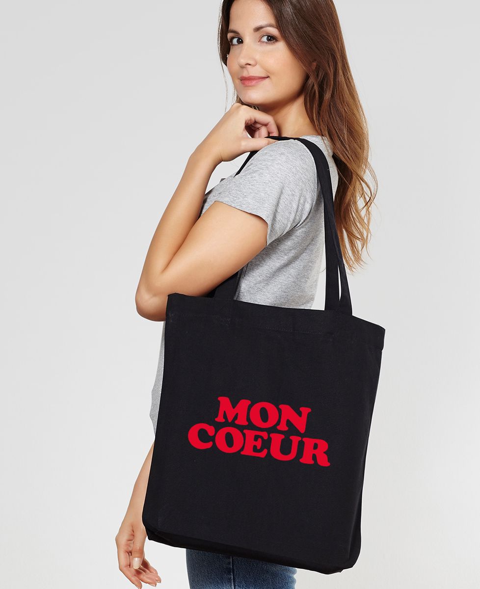 Tote bag Mon coeur - Cadeaux Couple, Mariage