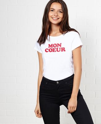 T-Shirt femme Mon coeur