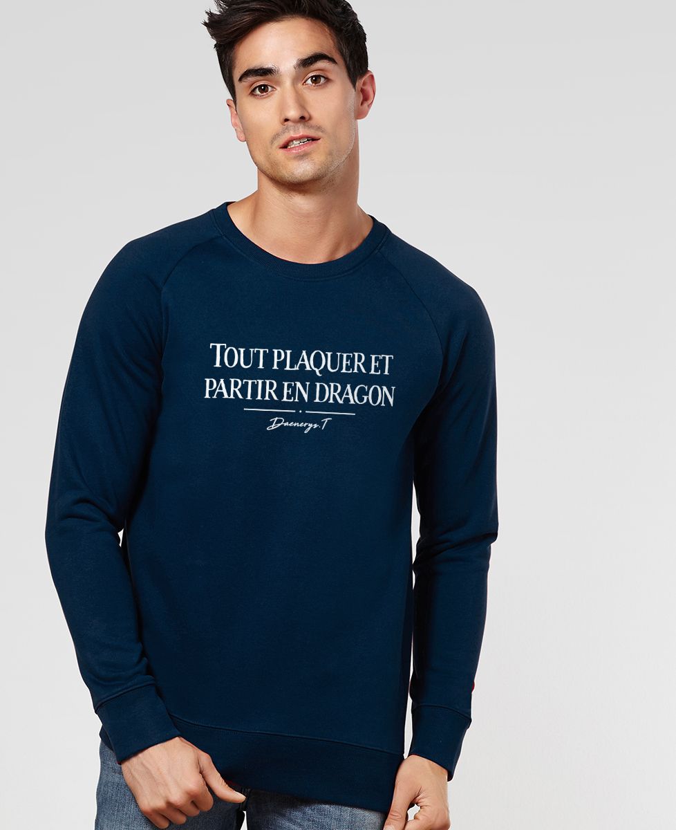 Sweatshirt homme Partir en dragon - Films & Séries