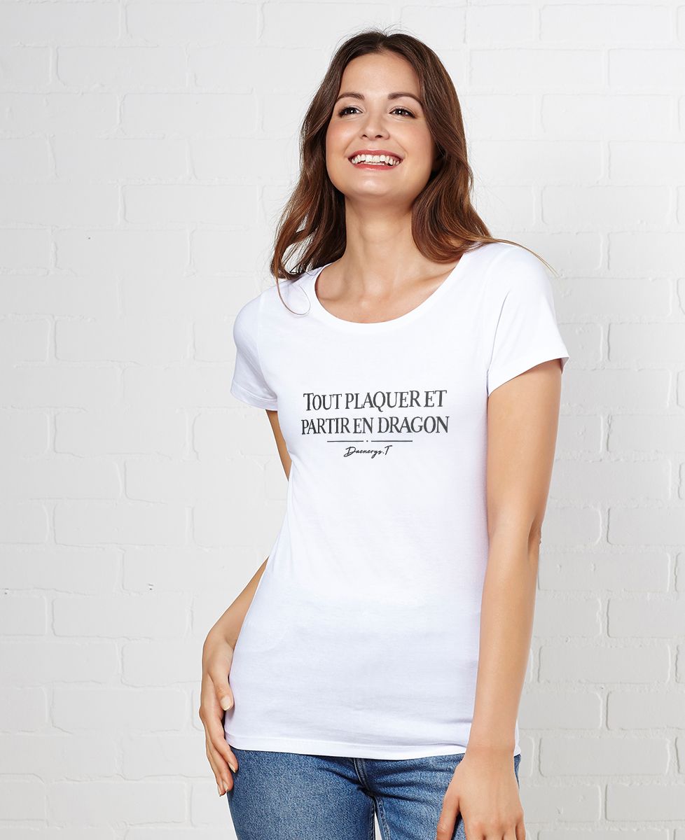 T-Shirt femme Partir en dragon