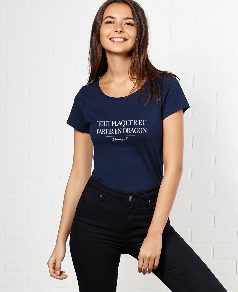 T-Shirt femme Partir en dragon