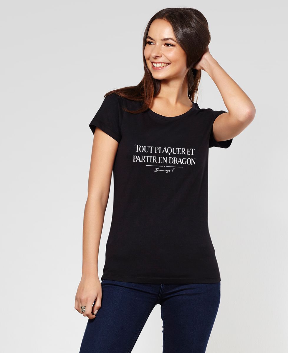 T-Shirt femme Partir en dragon