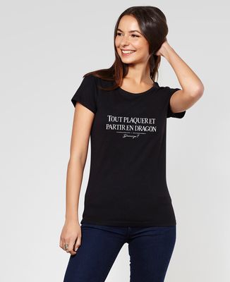 T-Shirt femme Partir en dragon