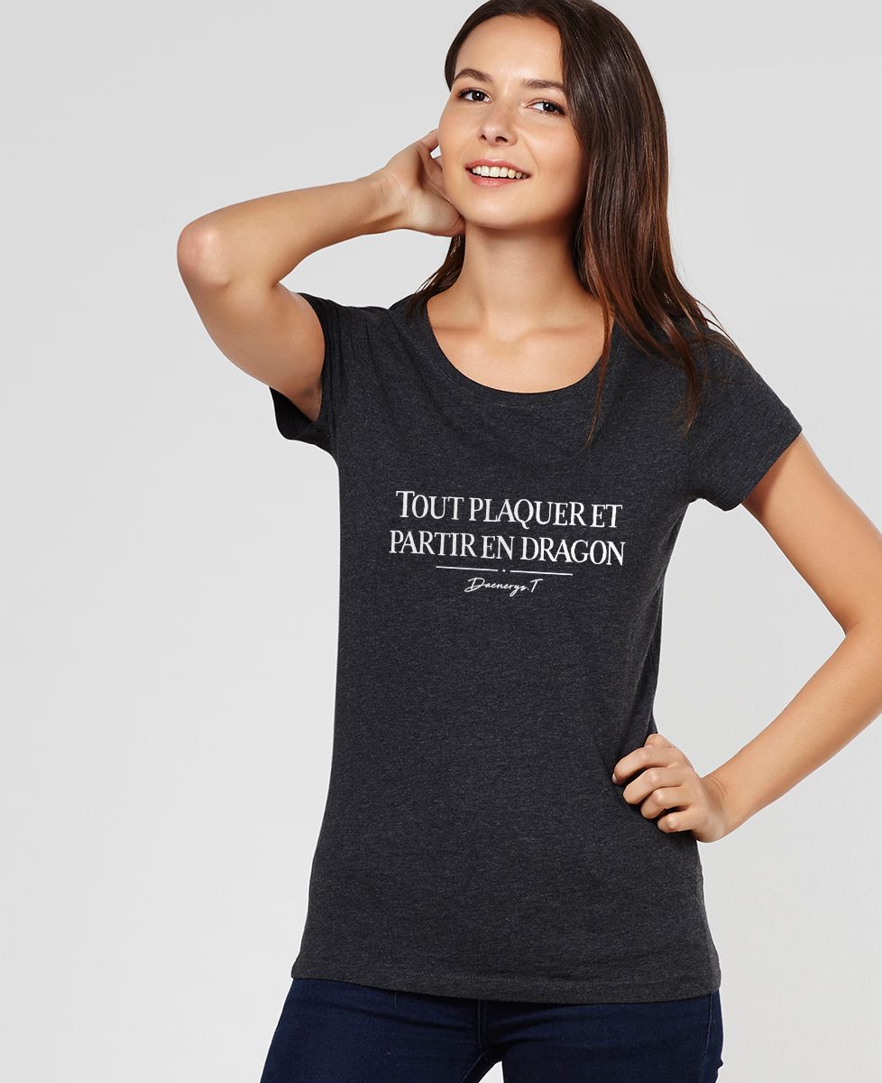 T-Shirt femme Partir en dragon