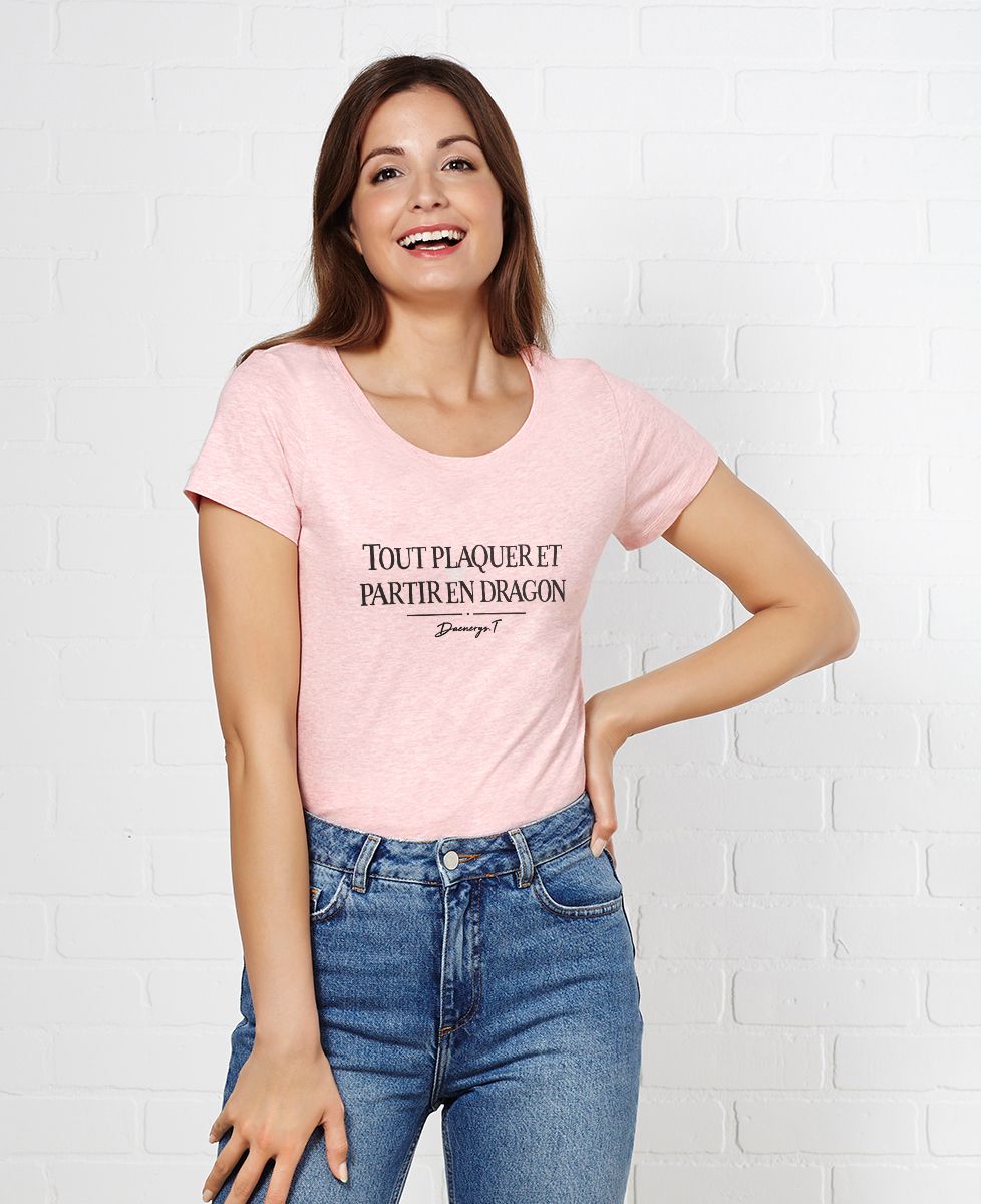 T-Shirt femme Partir en dragon