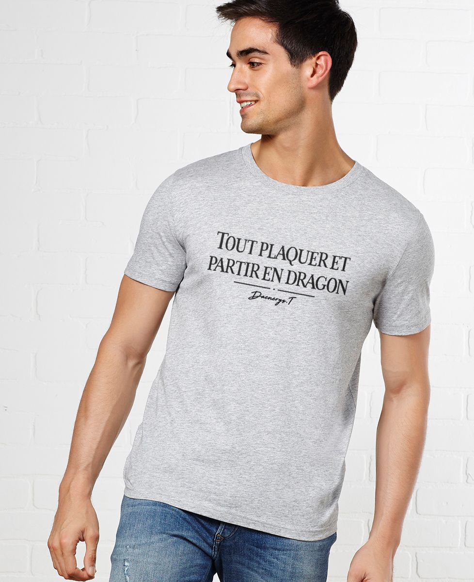 T-shirt homme Partir en dragon - Films & Séries
