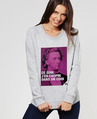 Sweatshirt femme Chopin