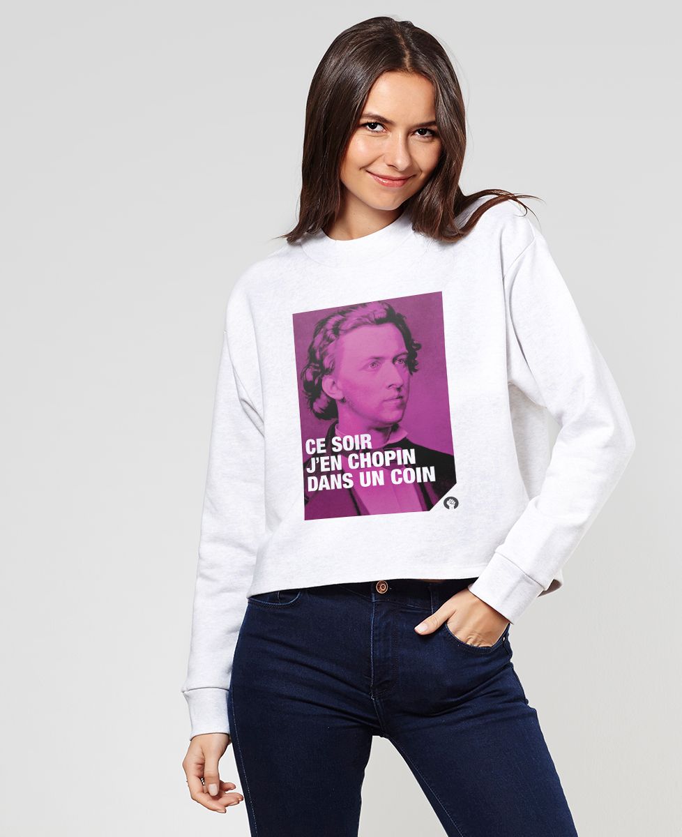 Sweatshirt femme Chopin