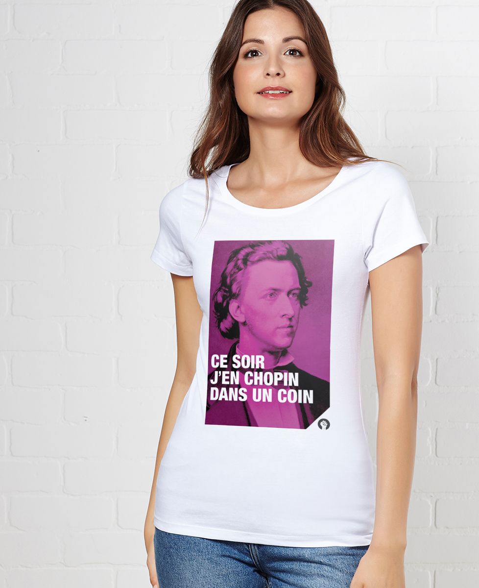 T-shirt femme Chopin