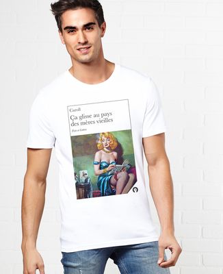 T-Shirt homme Ça glisse au pays des mères vieilles