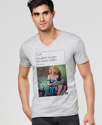 T-Shirt homme Ça glisse au pays des mères vieilles