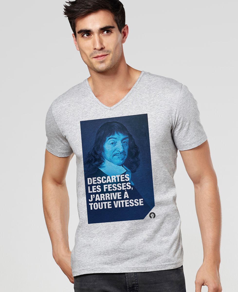 T Shirt Descartes Les Fesses Fists Et Lettres T Shirt Descartes Les Fesses Fists Et Lettres