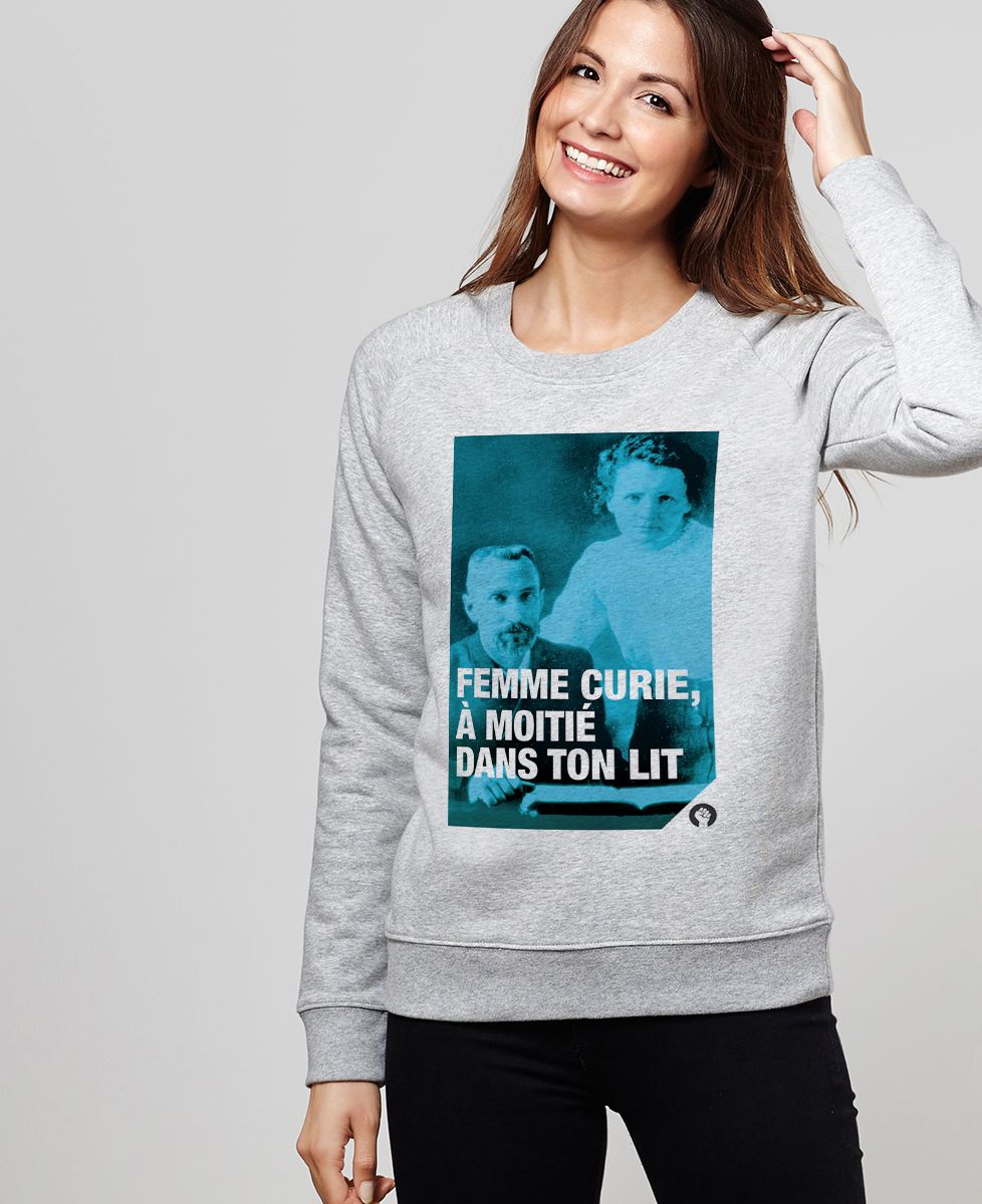 Sweatshirt femme Curie - Cadeaux Couple