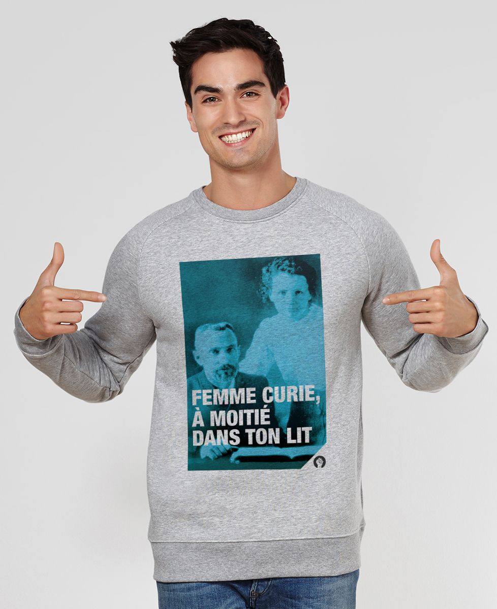 Sweatshirt homme Curie - Cadeaux Couple