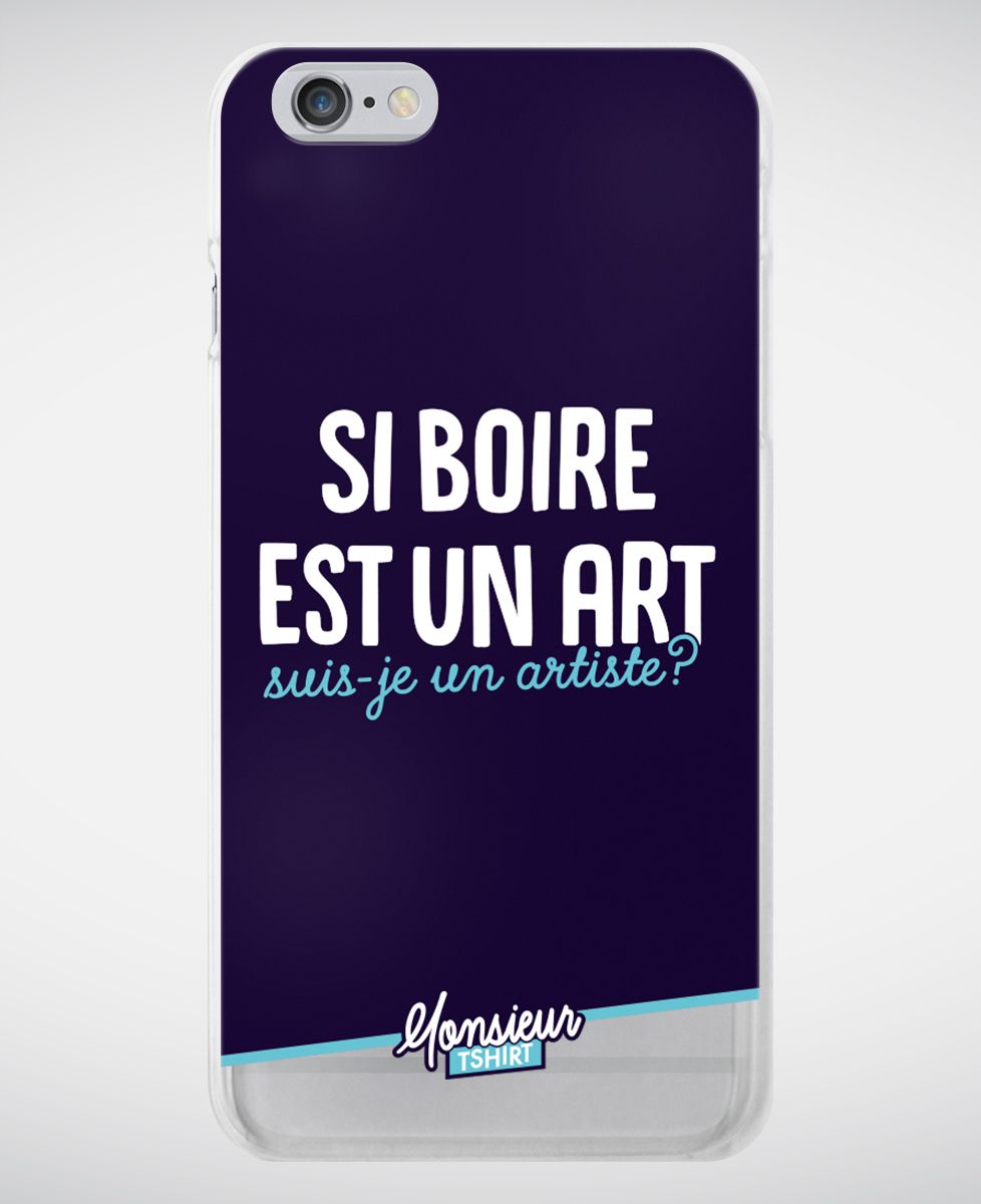 Coque smartphone Suis-je un artiste