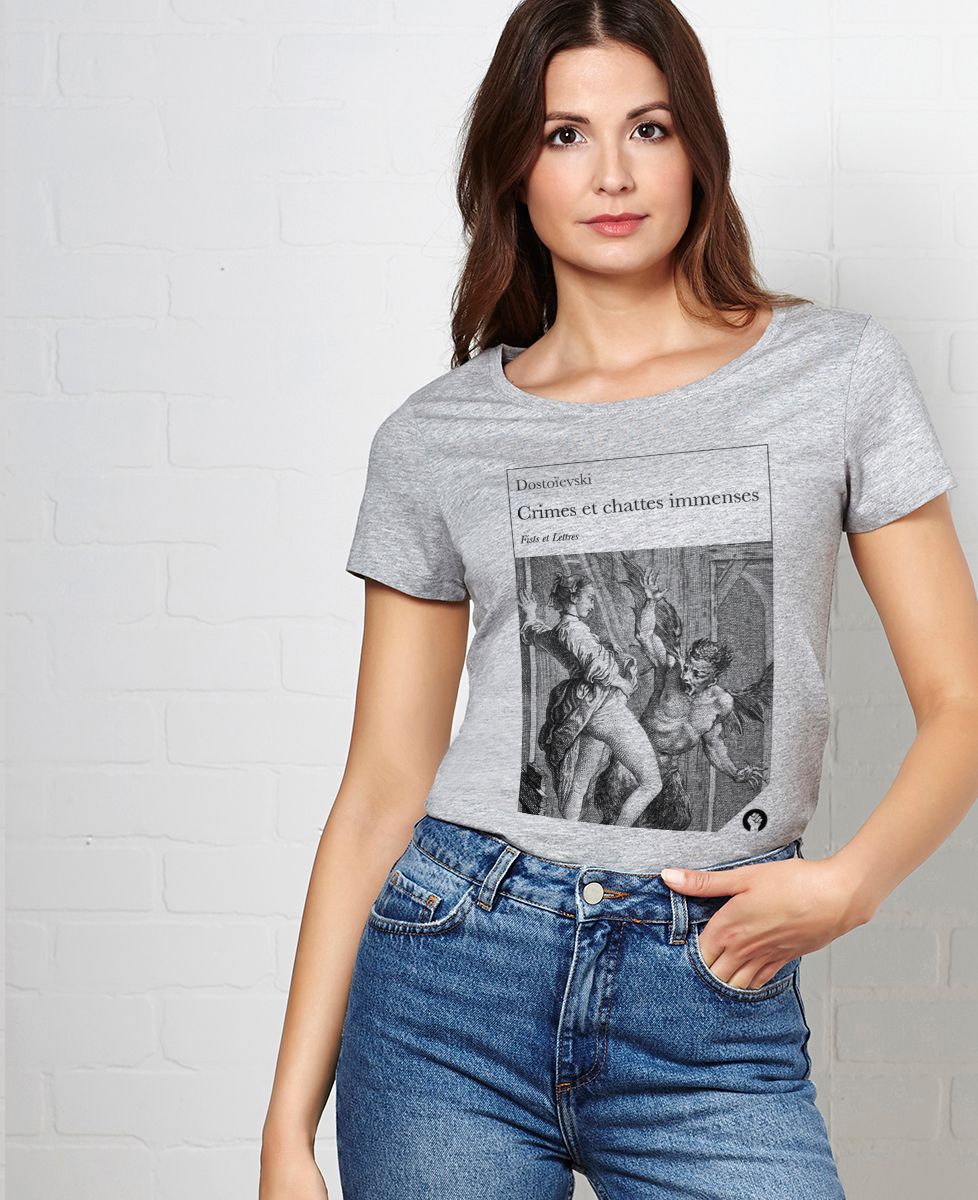 T-Shirt femme Crimes et chattes immenses